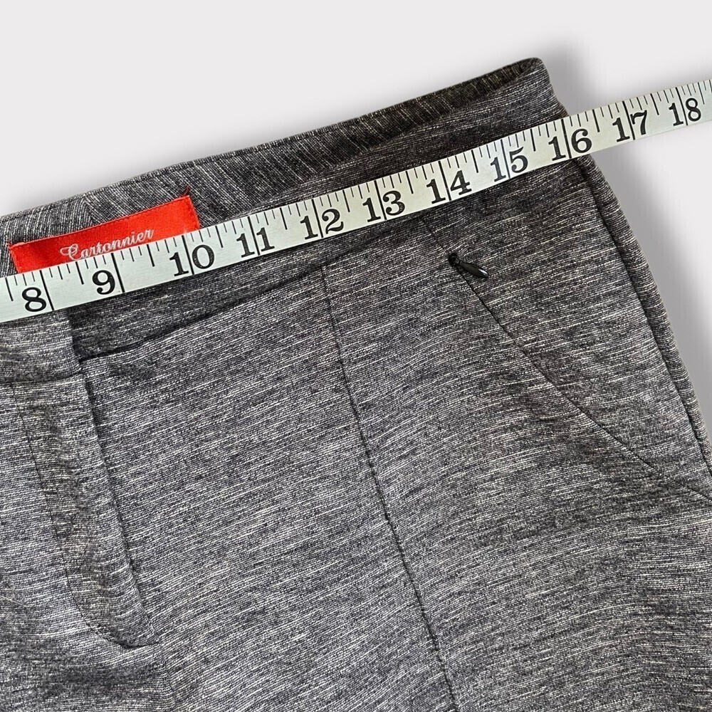 Anthropologie Grey Stretchy Cartonnier Dress Pants Cropped Size 8 - Picture 7 of 8